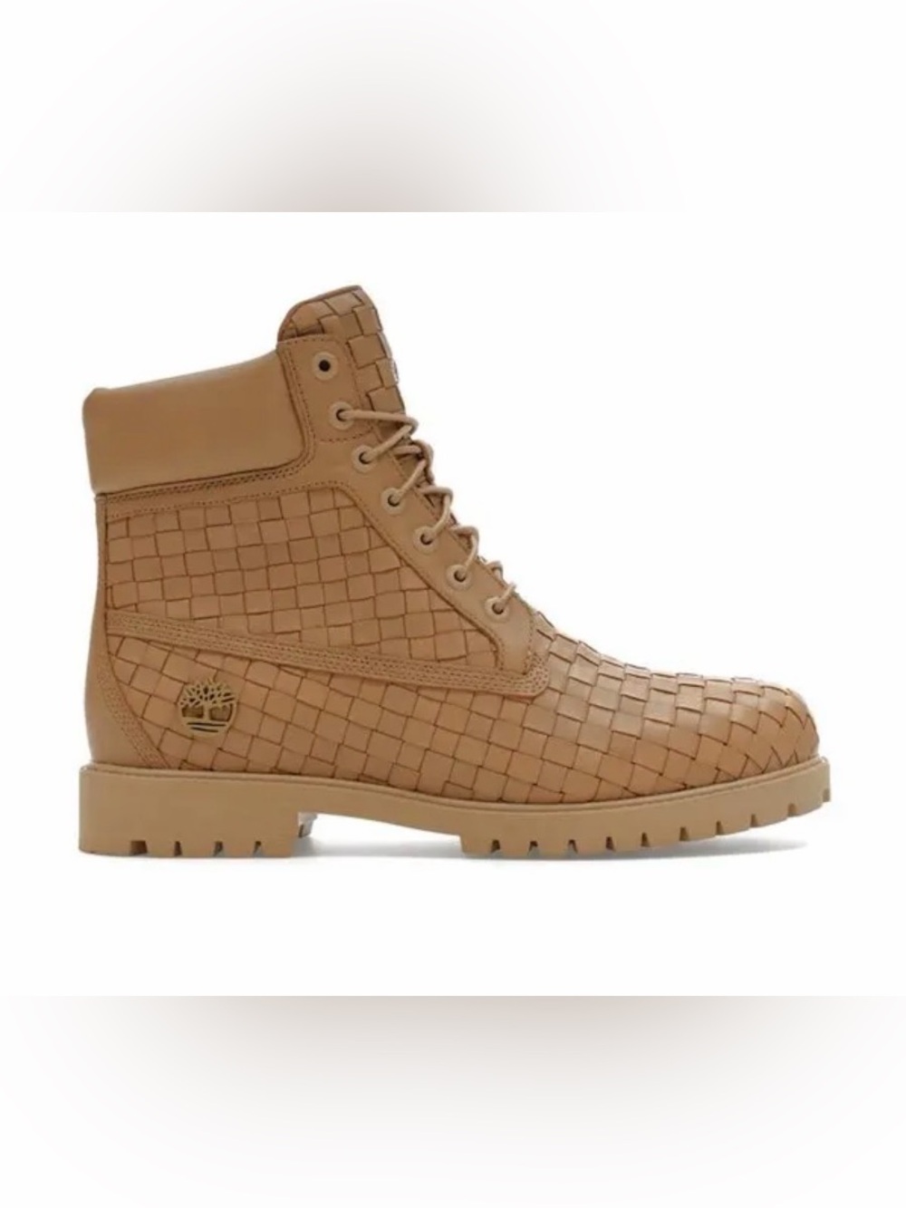 TIMBERLAND Men’s Sz 11 New no box 6" Premium Woven Basketweave lace up Boots